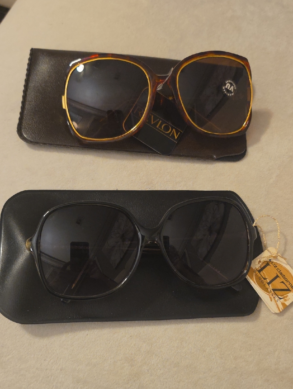 SUNGLASSES, REVLON AND LIZ CLAIBORNE 2.5" Diameter Lens NWT